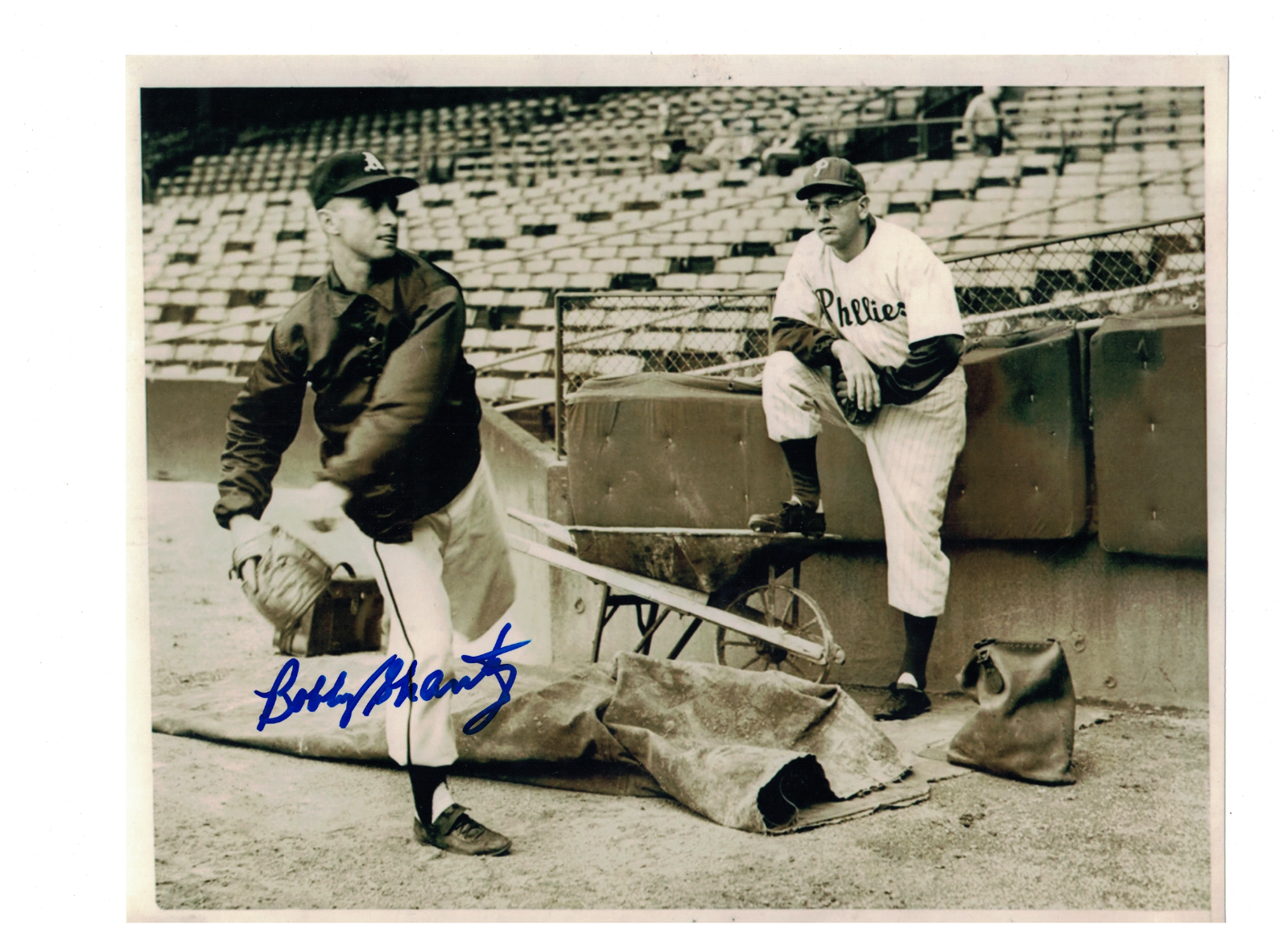 Bobby Shantz Philadelphia Athletics Signed 8 x 10