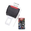 2Pcs Car Safety Seat Lock Buckle Adjustable Seat Belt Clip Extender Converter
