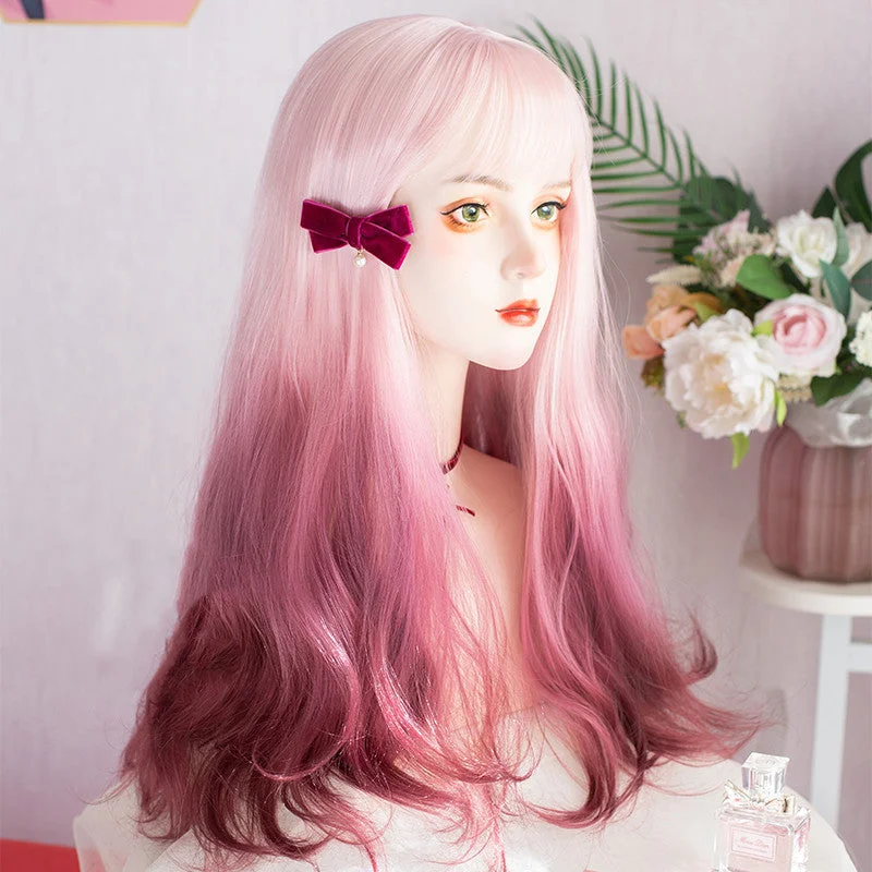 Lolita Rose Pink Purple Gradient Wig SP17408