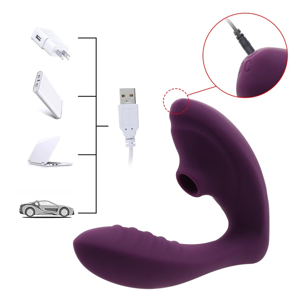 Clitoris Sucker Vibrator with 10 Vibration Modes