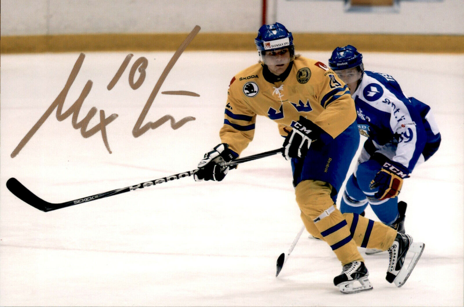 Max Gortz SIGNED 4x6 Photo Poster painting TEAM SWEDEN / NASHVILLE PREDATORS