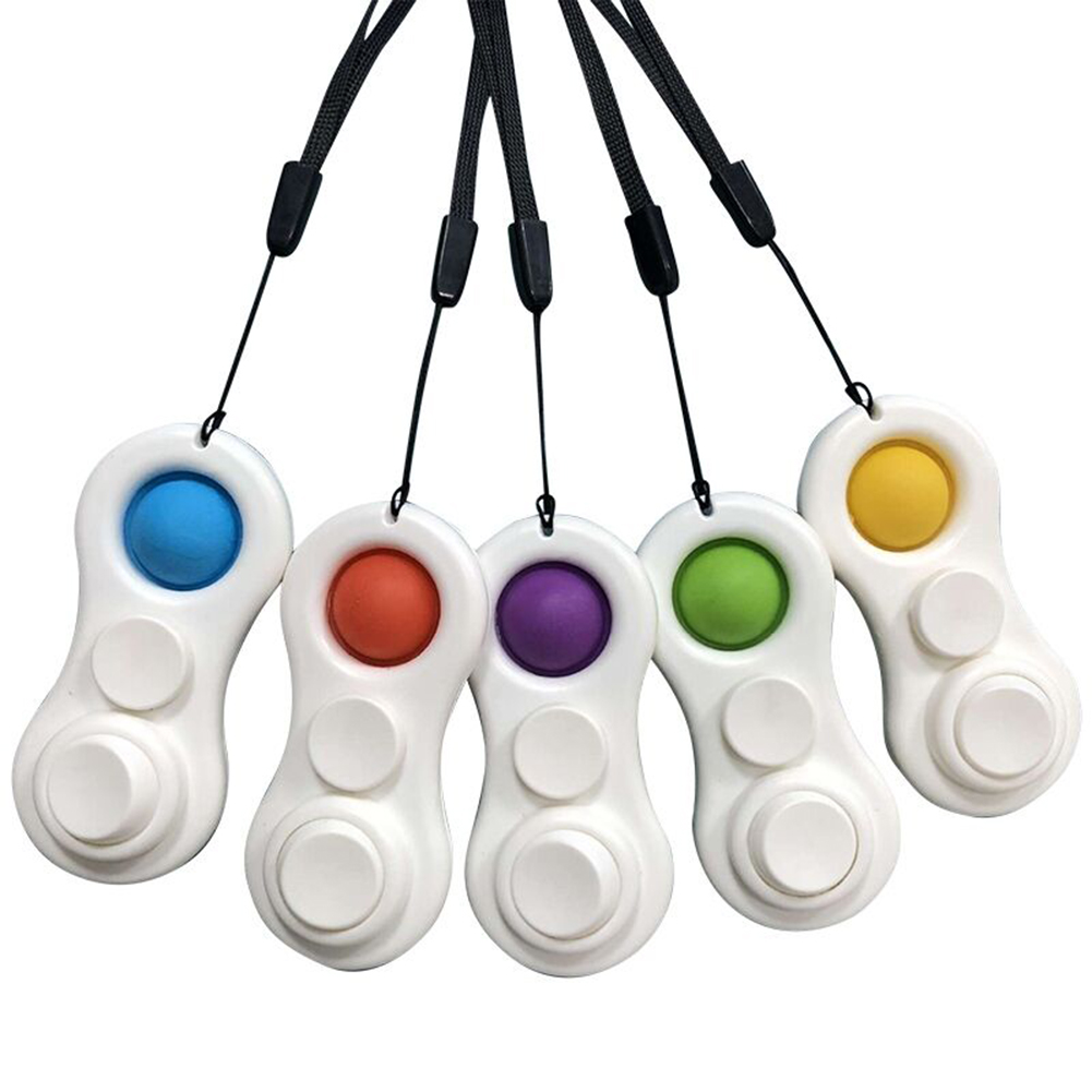 

Children Dimple Fidget Keychain Gyro Baby Early Educational Sensory Toy, 501 Original