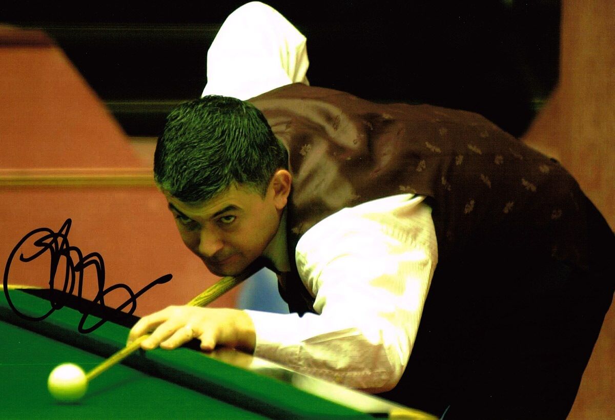 John Parrott SIGNED Autograph 12x8 Photo Poster painting AFTAL COA 1991 World Snooker Champion