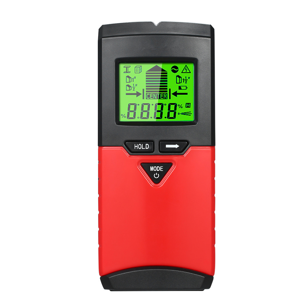 

TD100 LCD Wood Studs Detector 5 in 1 AC Live Wire Depth Finder Wall Scanner, 501 Original