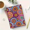 Flower Mandala 5D DIY Diamond Art Painting Notebook Kit 50 Pages A5 Rhinestone Art Painting Notebook Kit for Adults Beginners Holiday Birthday Gift
