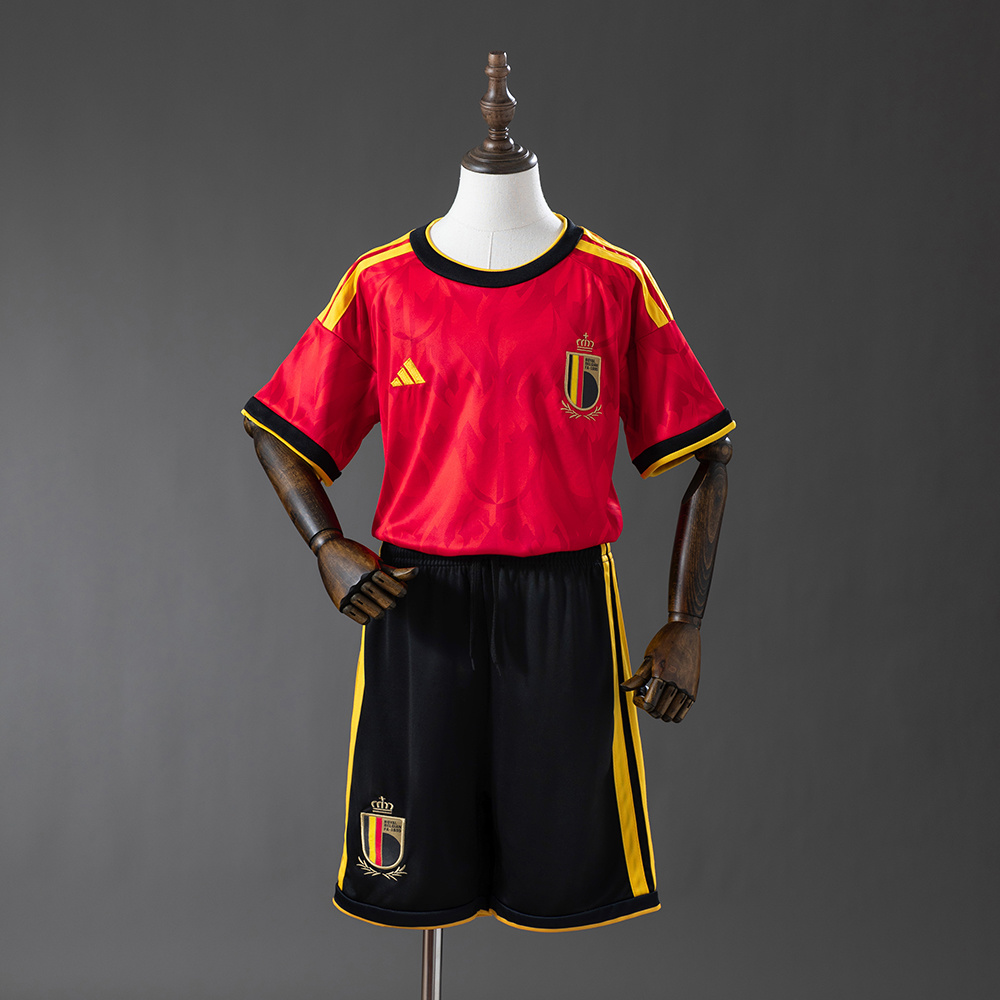 2026 Kids Size Belgium National Team Home Football Shirt