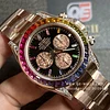 Rolex Daytona 116595RBOW Rainbow Black Dial Rose Gold Super Clone