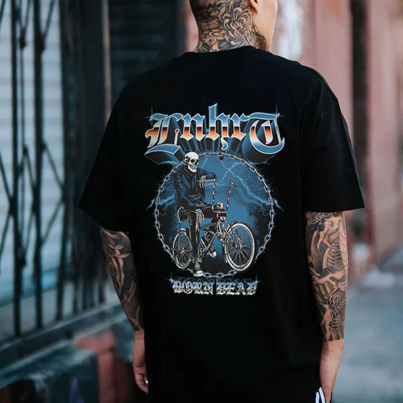 LNHRD Skeleton Black Print T-Shirt