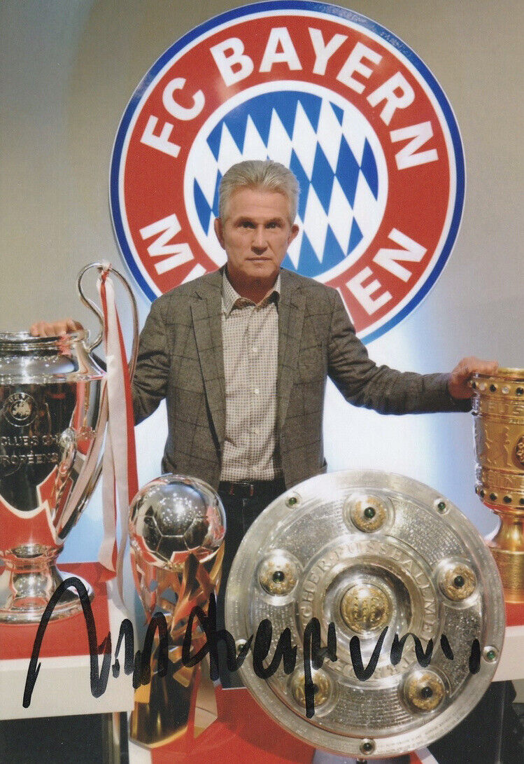 Jupp Heynckes Signed 6x4 Inch Photo Poster painting German Football Bayern Munich