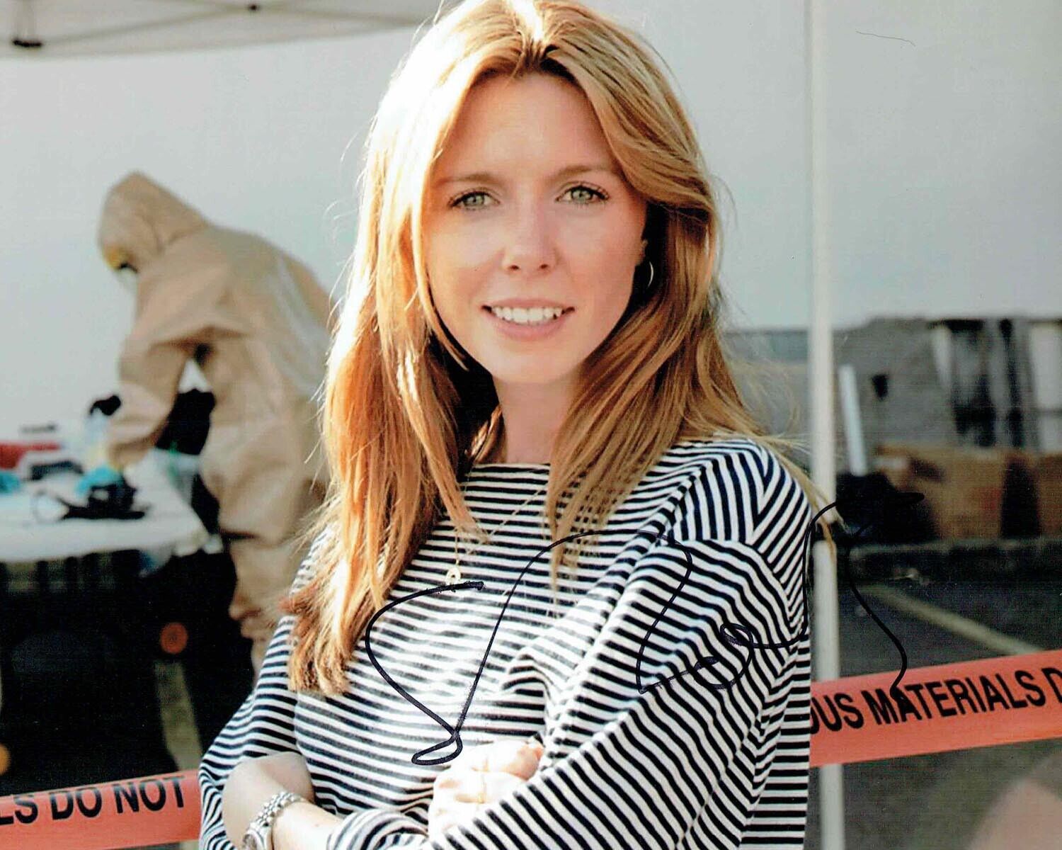 Stacey DOOLEY TV Presented Journalist SIGNED Autograph 10x8 Photo Poster painting 2 AFTAL COA