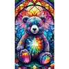 (40*70cm)Bear - Full Round Drill Diamond Painting