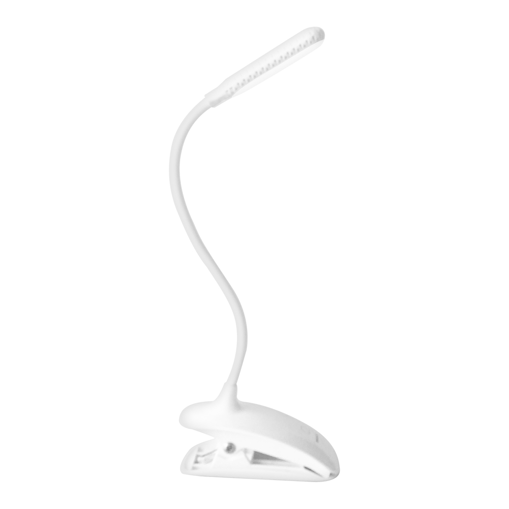 

12 LED Eye Protection Small Table Lamp Touch Dimming Folding Clip Light, 501 Original
