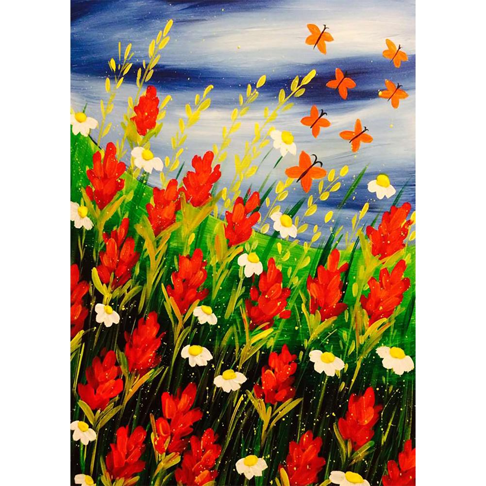 

Flowers - Round Drill Diamond Painting - 30x40cm, 501 Original
