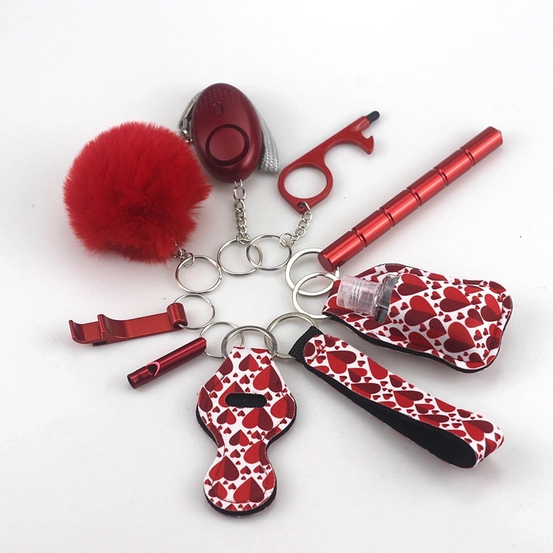 Original Design Self-defense Sunflower Self-defense Self-defense Metal Bag Pendant Self-defense Keychain