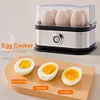Smart Egg Cooker Stainless Steel Egg Boiler 6 Egg Capacity for Home Kitchen (EU)