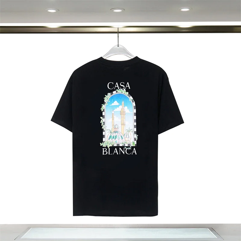Casablanca 2023 new fashion T-shirt short sleeves