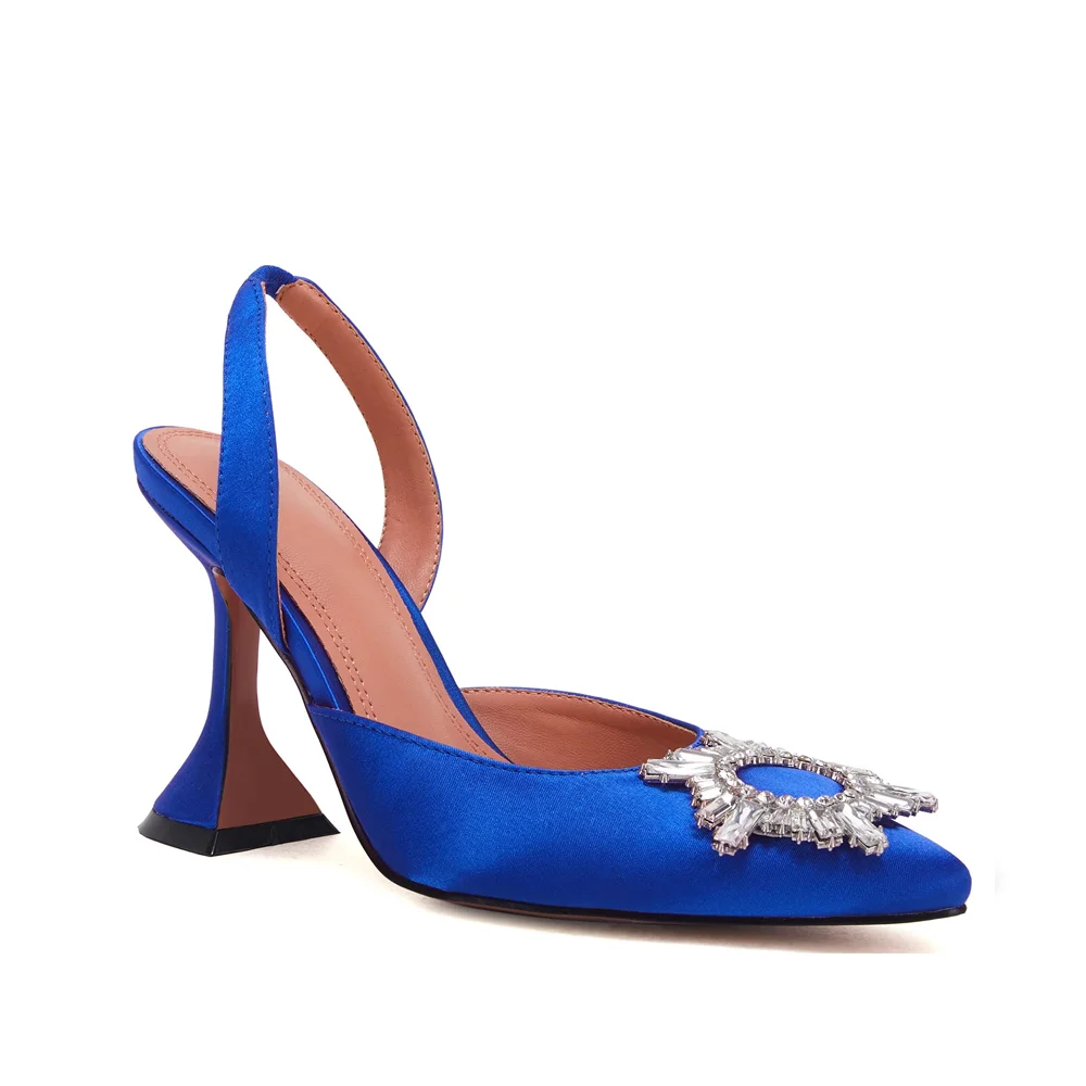 95mm Begum Crystal Party Wedding Slingback Women's Pumps-vocosishoes