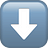 Down Arrow on Apple iOS 16.4