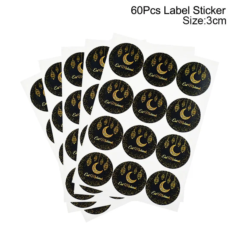 Eid Mubarak Balloons Eid Decoration Sticker Banner Helium Balloon Ramadan Mubarak Muslim Islamic Festival Party DIY Decorations