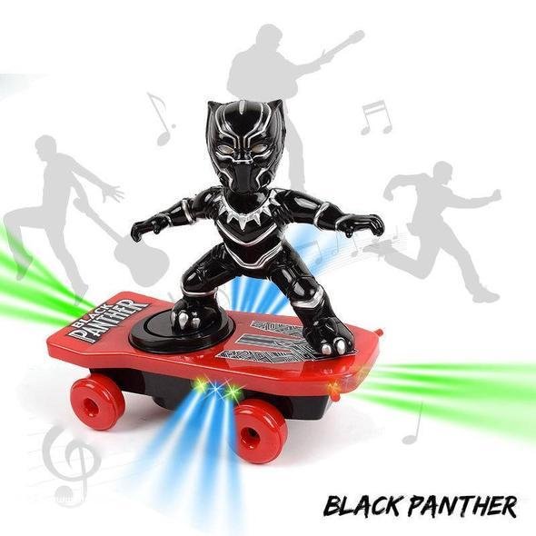 spiderman scooter electric car music led light toys