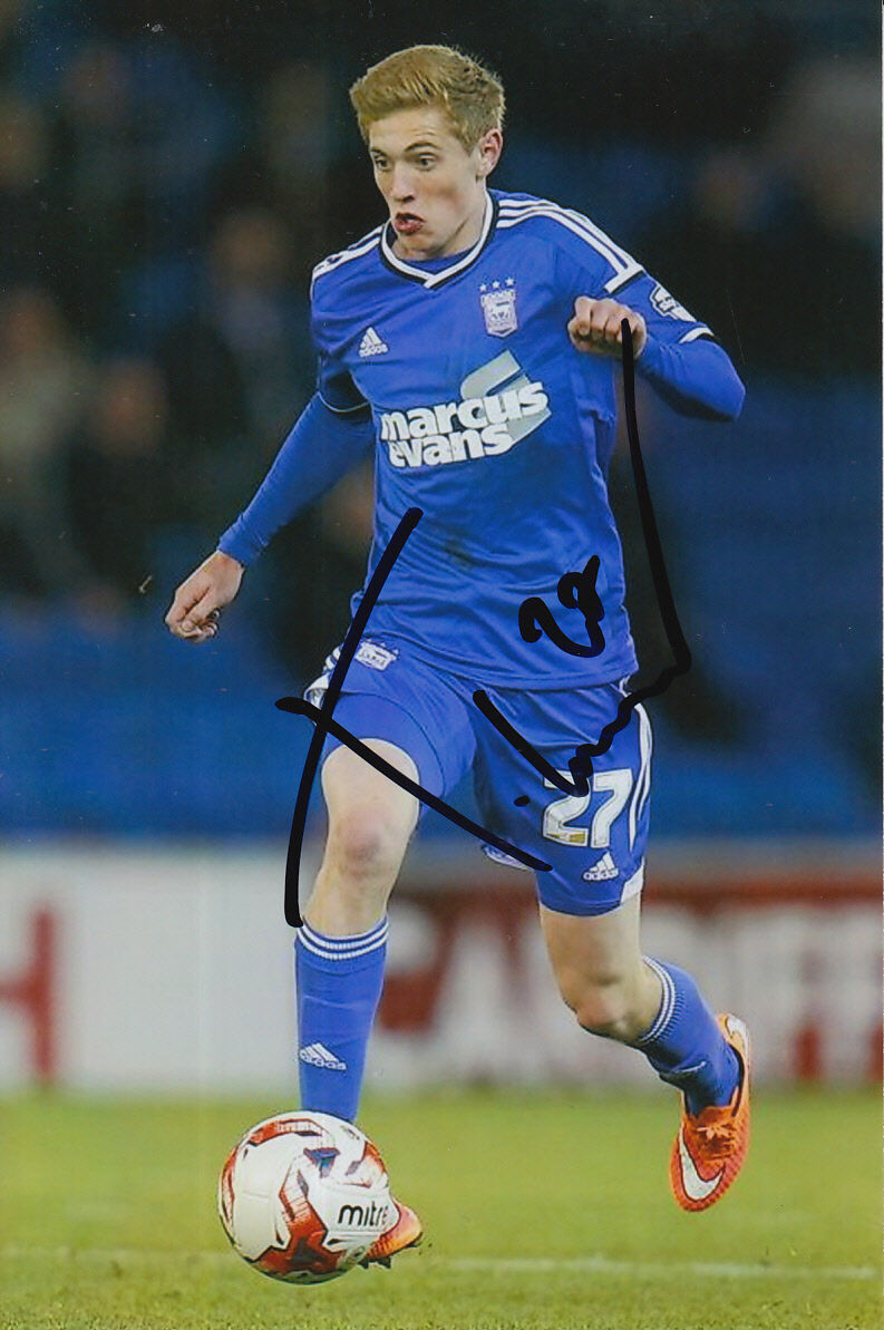 IPSWICH HAND SIGNED TEDDY BISHOP 6X4 Photo Poster painting 2.