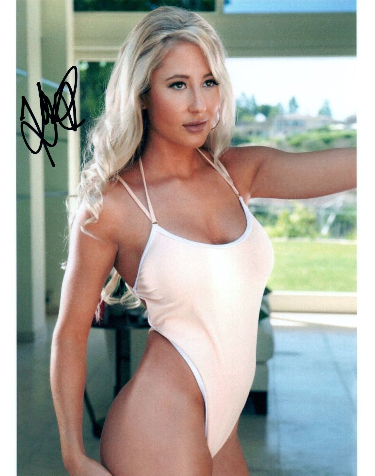 Kristin Daniells Danielle Signed Autograph 8x10 Photo Poster painting Hot Sexy Maxim Model COA