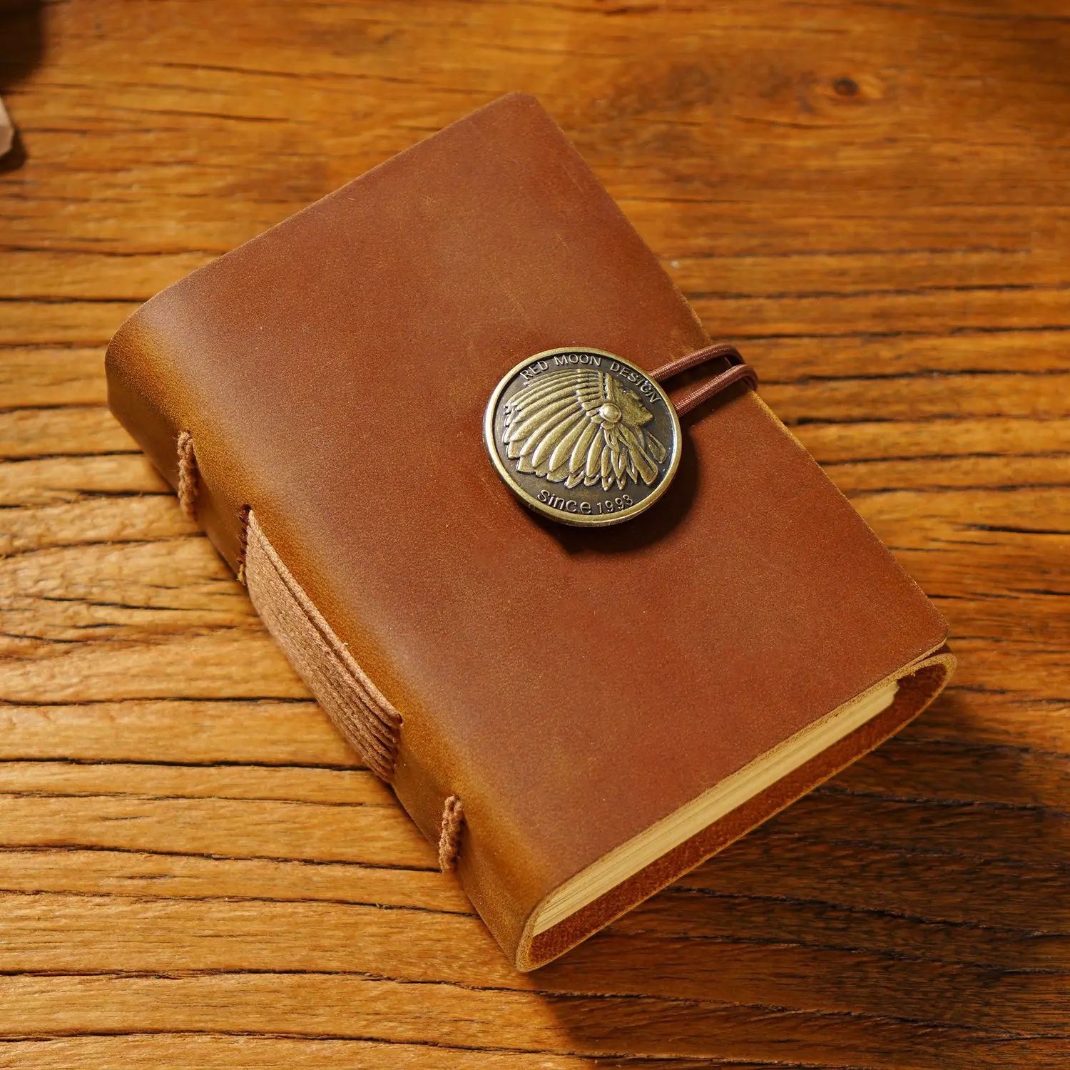 Fromthenon Handmade Cowhide Book Portable Small Gift Notebook Diary Graffiti Retro Memory Pocket Book Diary Notebook