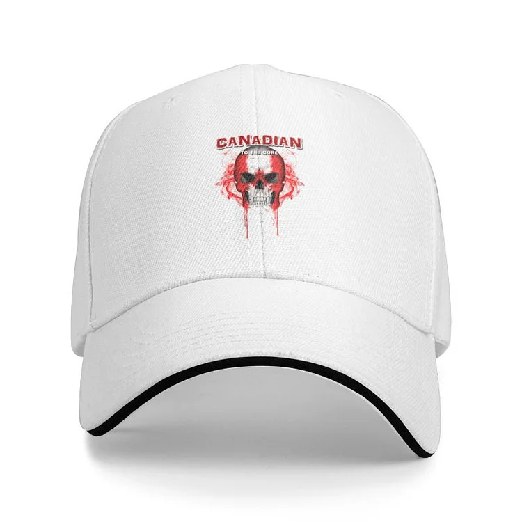 Classic Canada Flag Baseball Cap for Men Women Custom Adjustable Adult To The Core Collection Canadian Dad Hat Spring