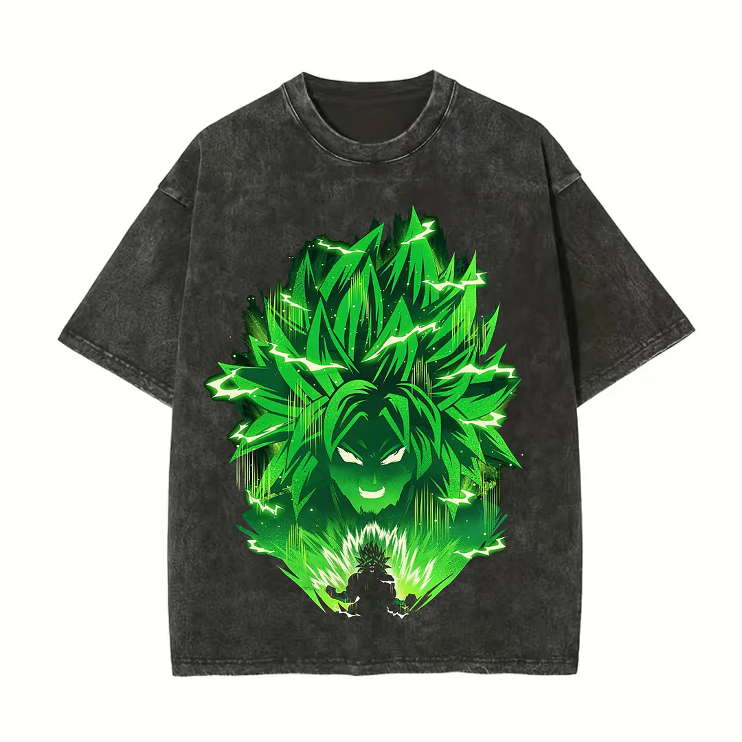 Broly Vintage Characters Oversize Washed T-Shirt