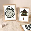 12pcs Mini Square Diamond Painting -Clock