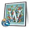 Butterfly Flower W 5D Partial Drill DIY Diamond Painting Kit 30*30cm