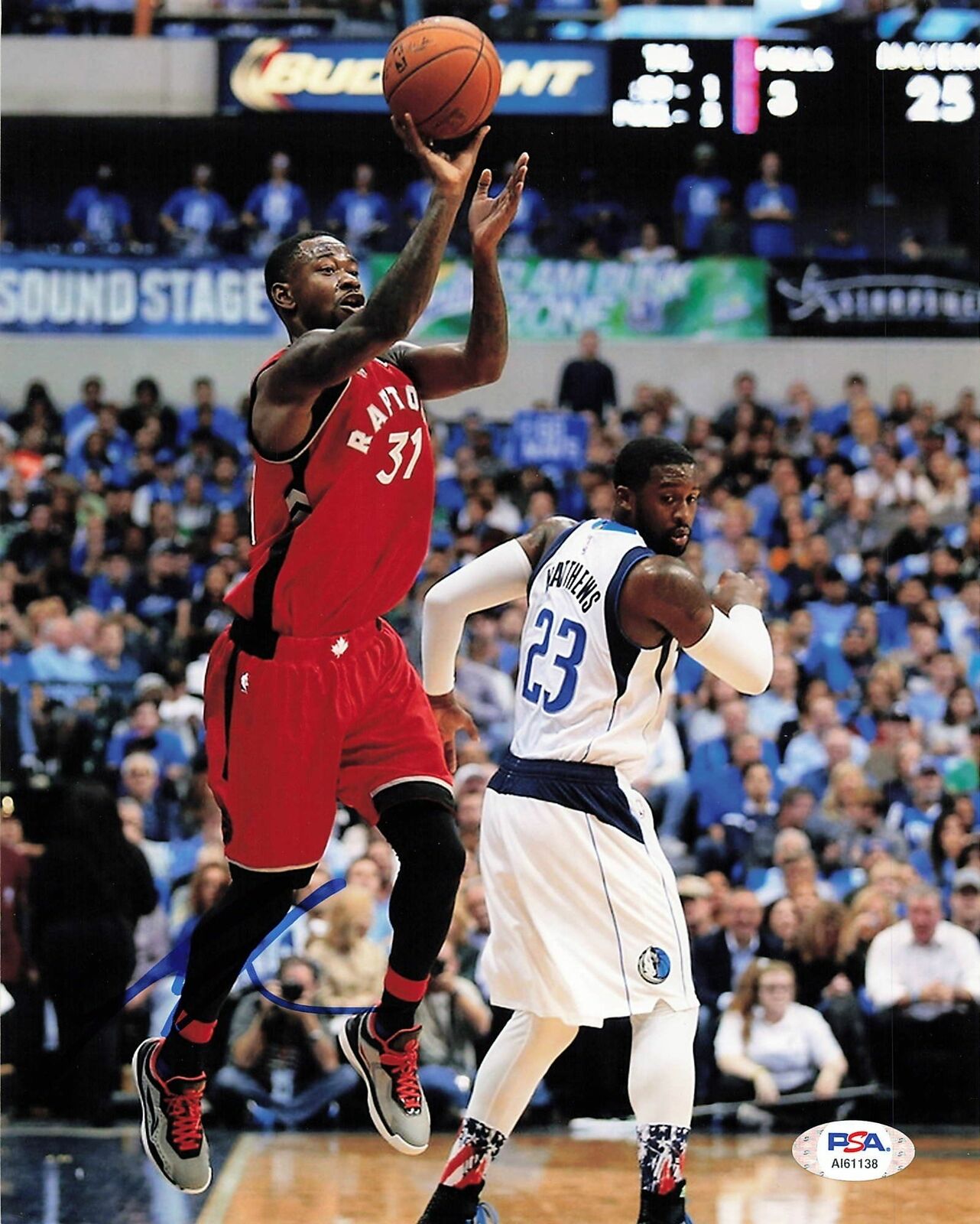 Terrence Ross signed 8x10 Photo Poster painting PSA/DNA Toronto Raptors Autographed