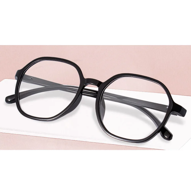 Women Oversized Reading Glasses Clear Frame Anti-blue Light Eyewear Presbyopia Eyeglasses Diopter +1.0 +1.5 +2.0 To +4.0