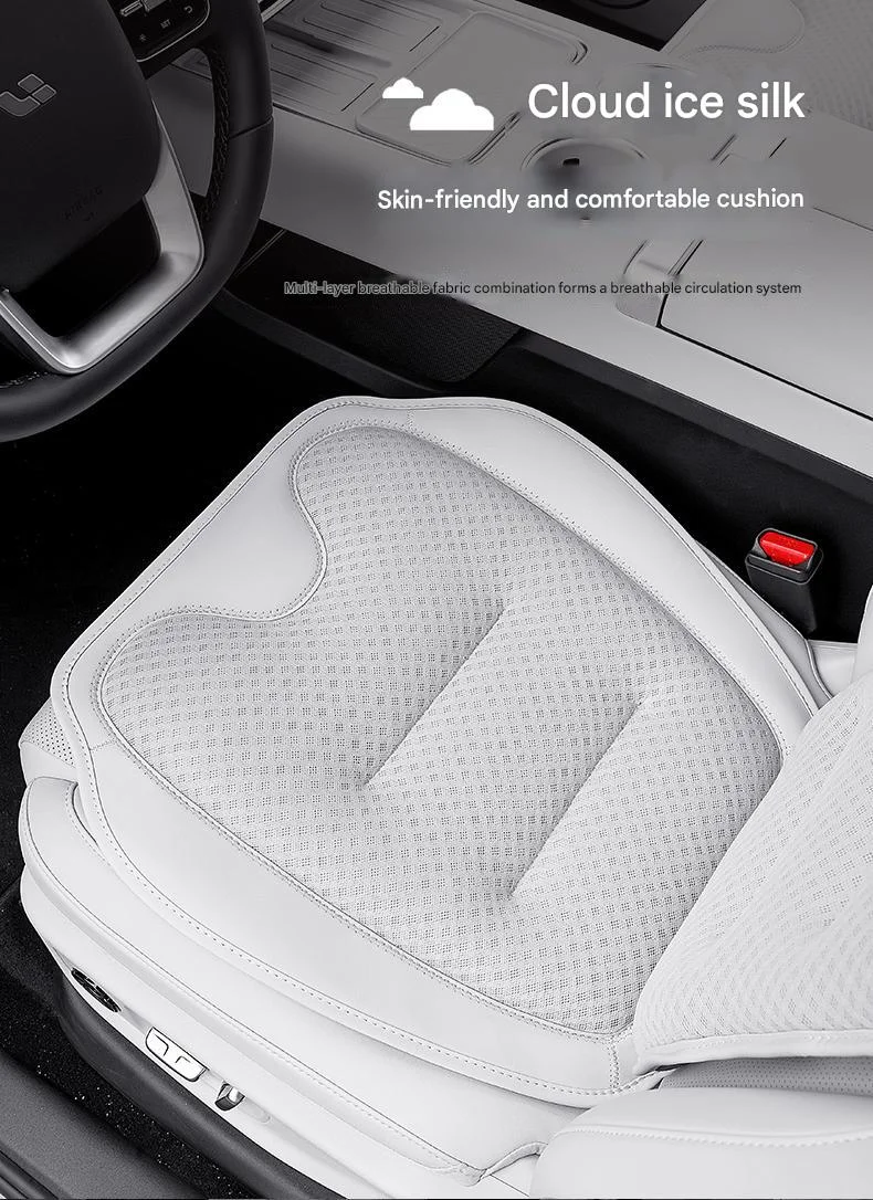Car summer sweat-proof breathable seat cushion--high elastic polymer breathable fabric