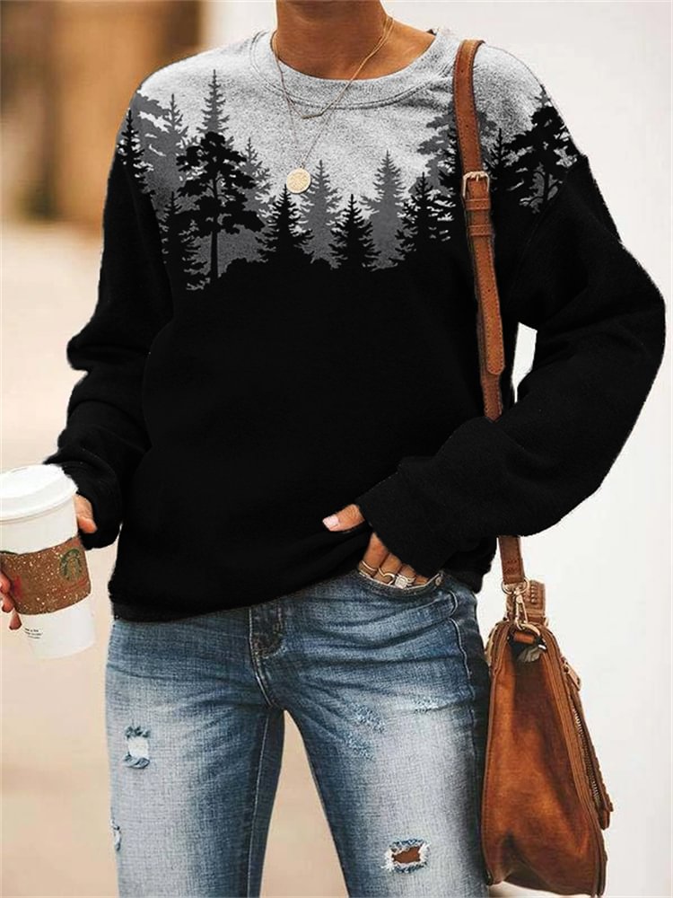 Dark Forest Art Inspired Sweatshirt