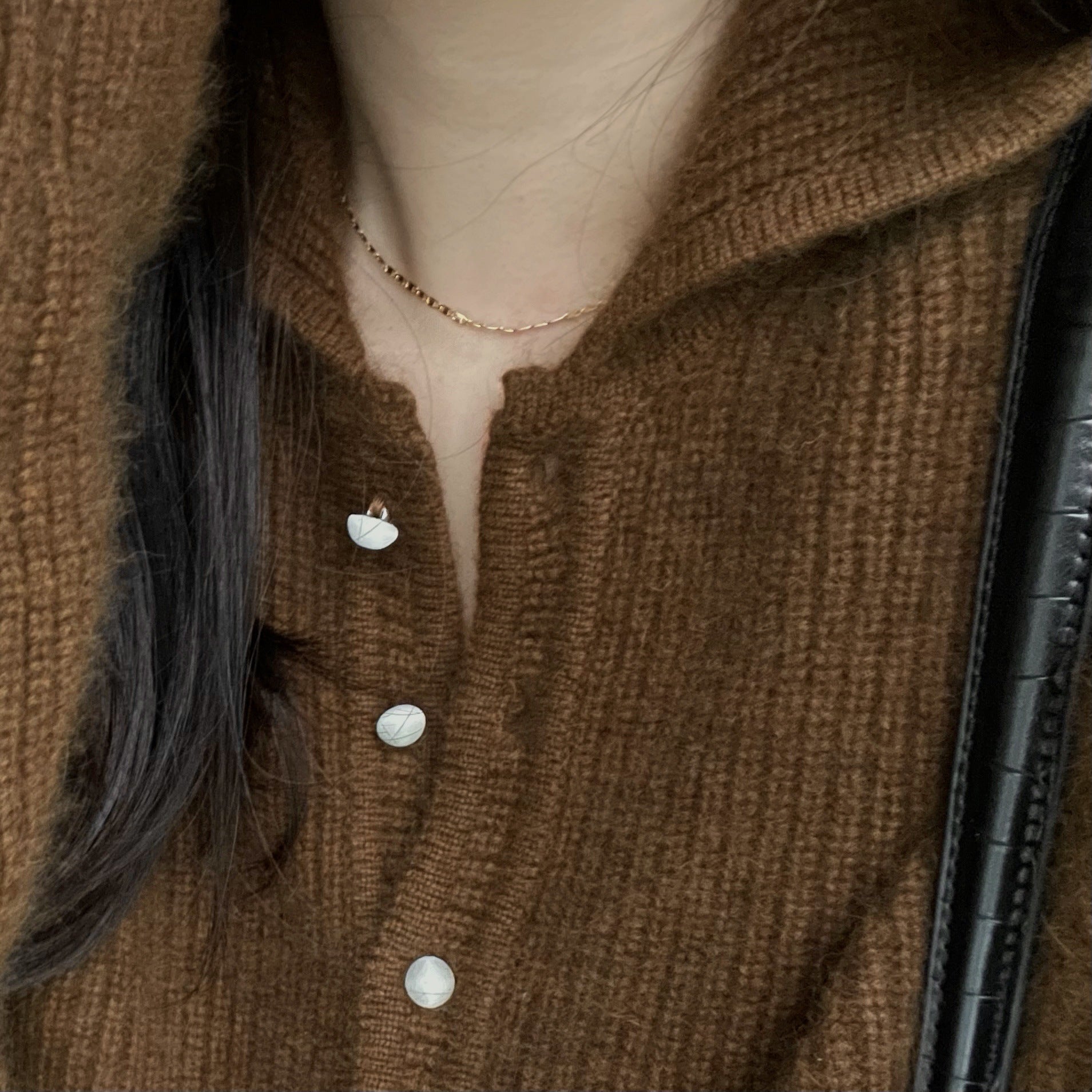 925 Sterling Silver Minimalist Chamfered Cube Geometric Silver Necklaces