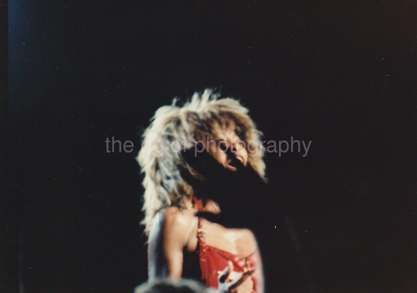 Tina Turner MUSIC STAR Celebrity IN CONCERT Found Photo Poster painting COLOR94 2