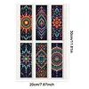 Boho Mandala-14CT Stamped Cross Stitch Bookmark Single-Sided 30x50cm
