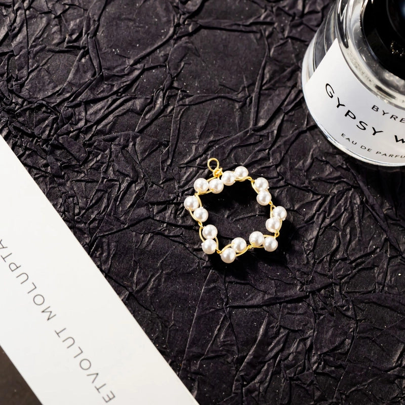 10 PCS/Package Copper Geometric Pendant Jewelry Accessories