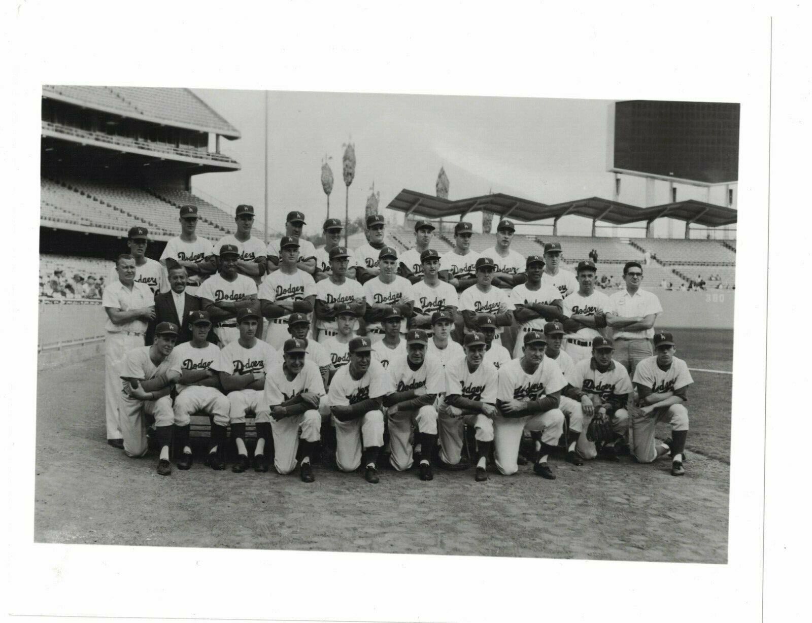 Vintage 1962 Los Angeles Dodgers 8x10 Baseball Team Issue Photo Poster painting CH128