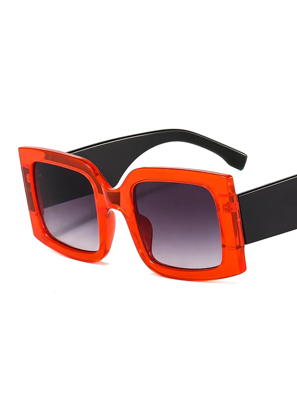 Geometric Sun-Protection Sunglasses Accessories