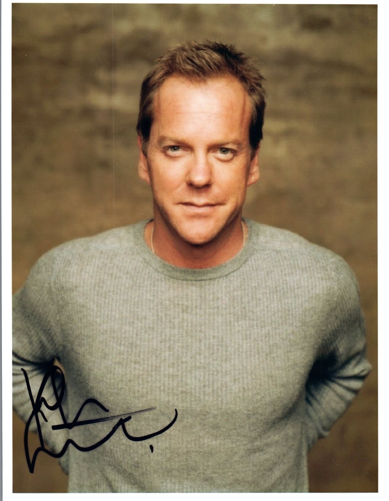 Kiefer Sutherland Signed Autographed 8x10 Photo Poster painting 24 Jack Bauer Lost Boys COA VD