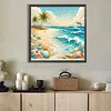 Diamond Painting -DIY Round Drill Seaside(40x40cm)