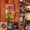(Multi Style) Qui boit de la bi&egrave;re - Panneaux en &eacute;tain m&eacute;tallique(20*30cm) - Bi&egrave;re