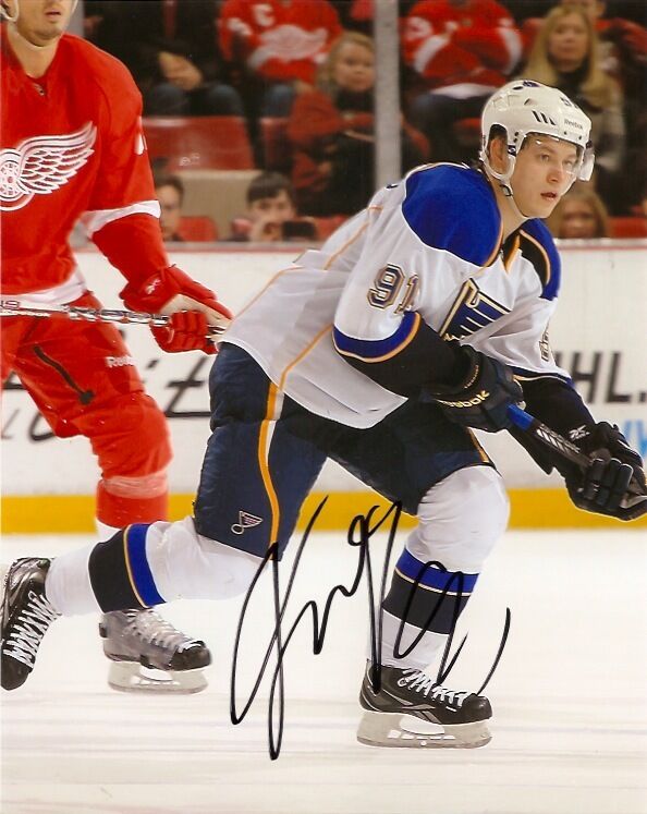 St Louis Blues Vladimir Tarasenko Autographed Signed 8x10 Photo Poster painting COA PROOF FOUR