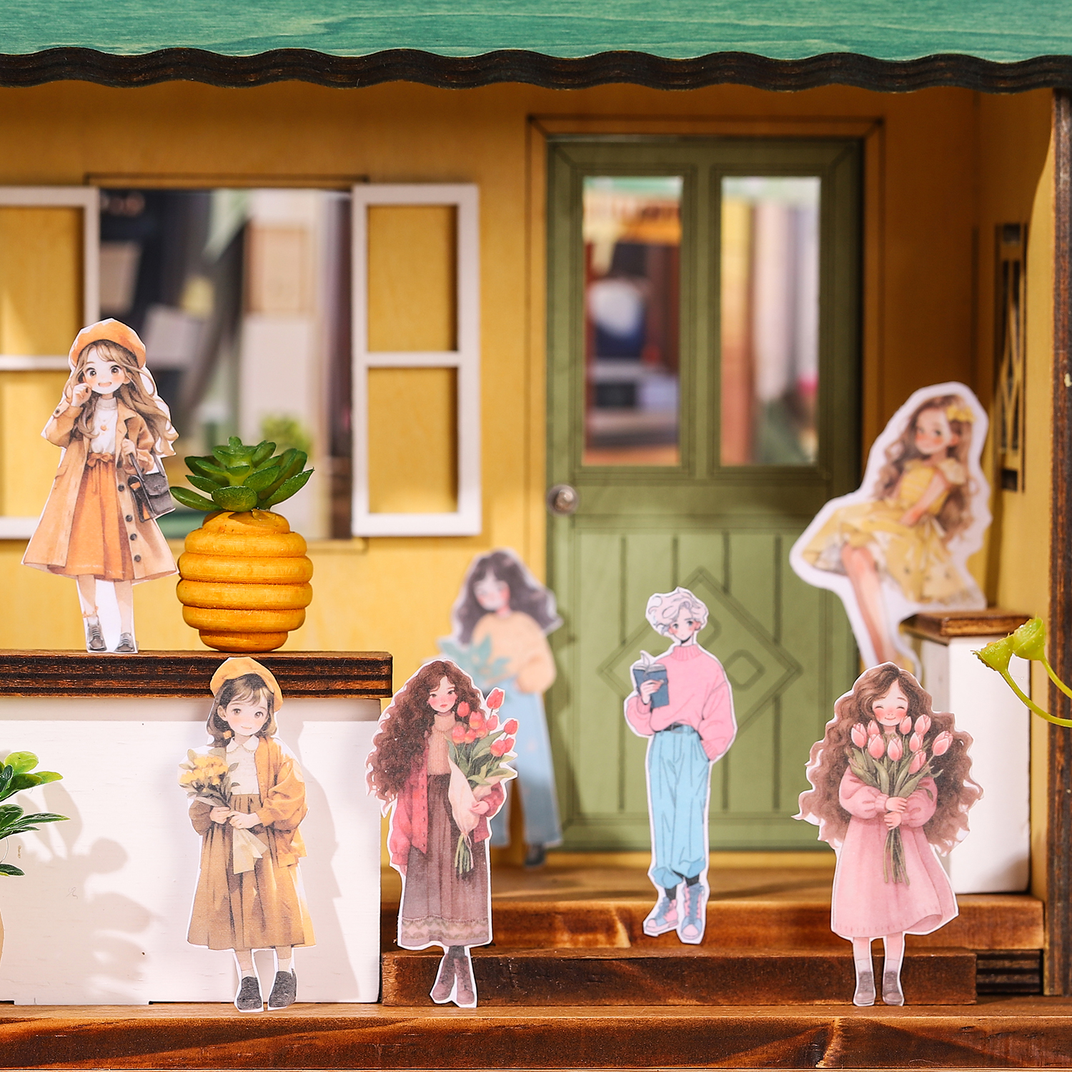 Journalsay Why Am I So Cute Series Kawaii Character Mini Sticker Book 1.77