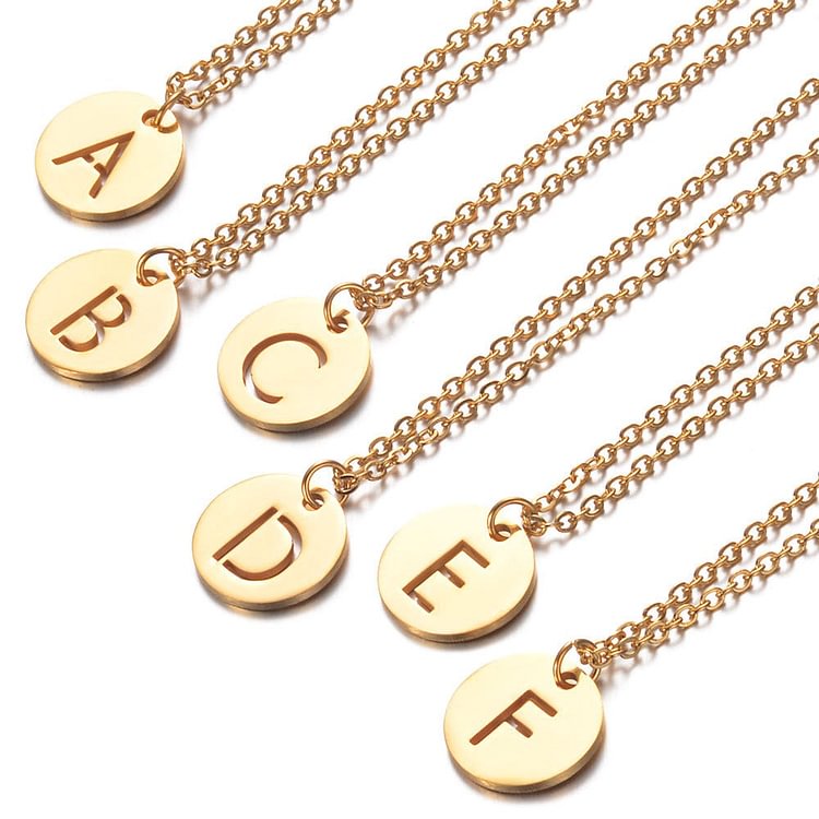 YOY-A-Z 26 Initials Name Necklace