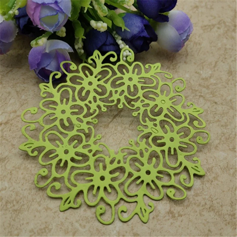 Hollow Circle lace Metal Cutting Dies For DIY Scrapbooking Album Embossing Paper Cards Decorative Crafts