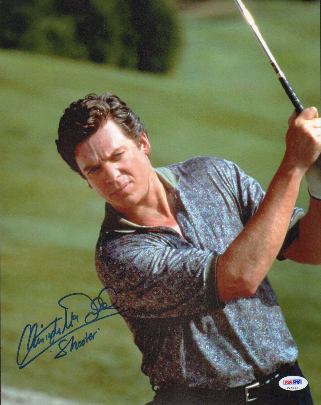 Christopher McDonald Signed Shooter Happy Gilmore 11x14 Photo Poster painting PSA/DNA COA Golf