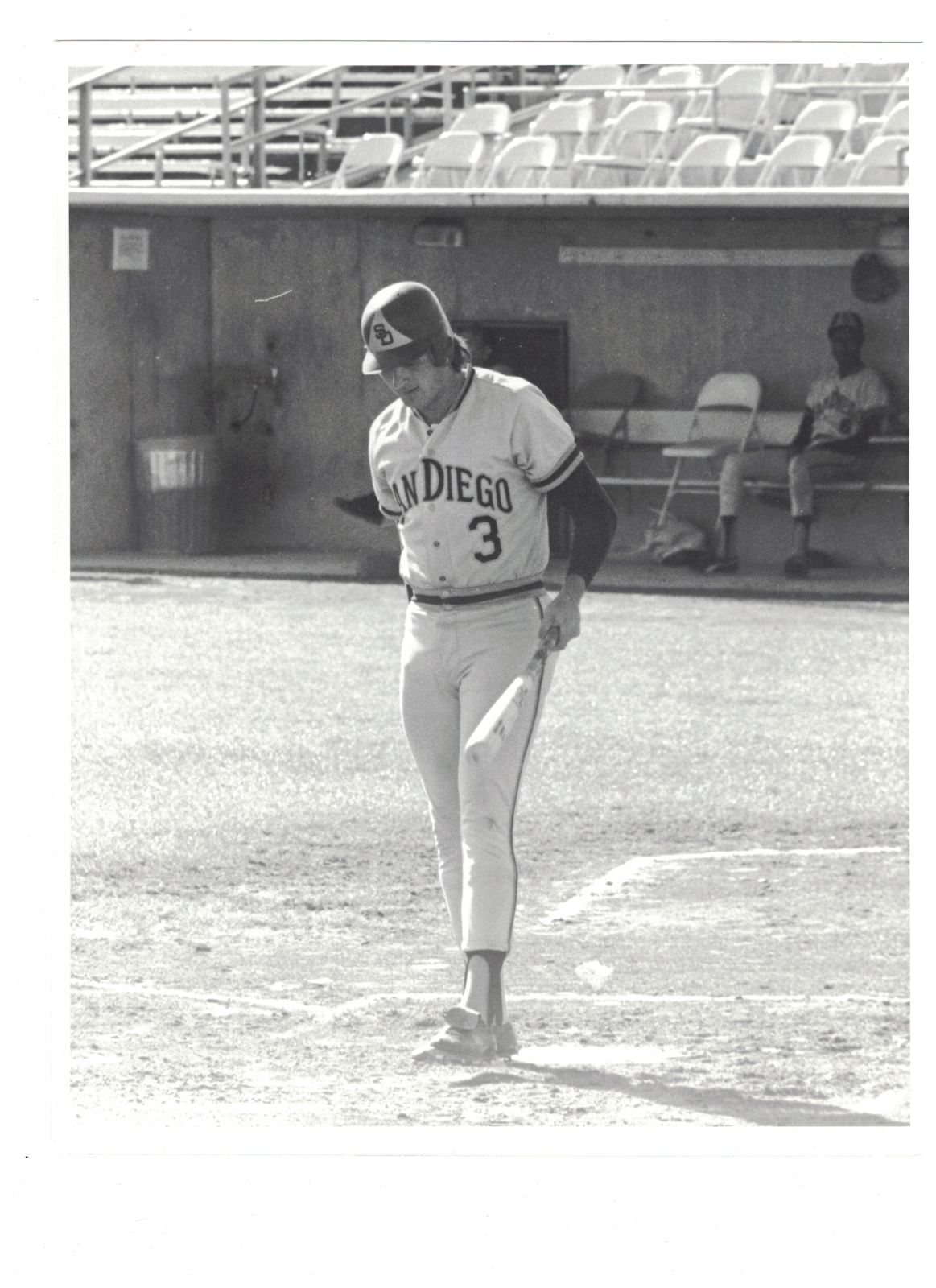 Randy Elliot San Diego Padres 8x10 Vintage Baseball Photo Poster painting RH1